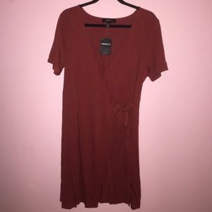 Forever 21 wrap dress 2x